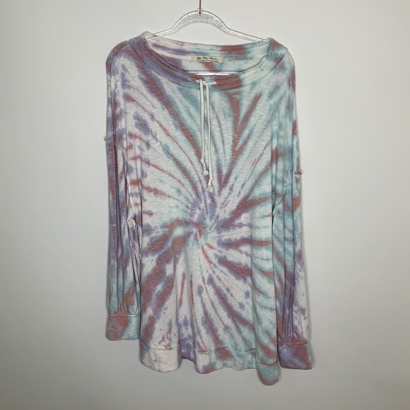 Free People Best catch oversized tie-dye sweater M - Picture 4 of 8